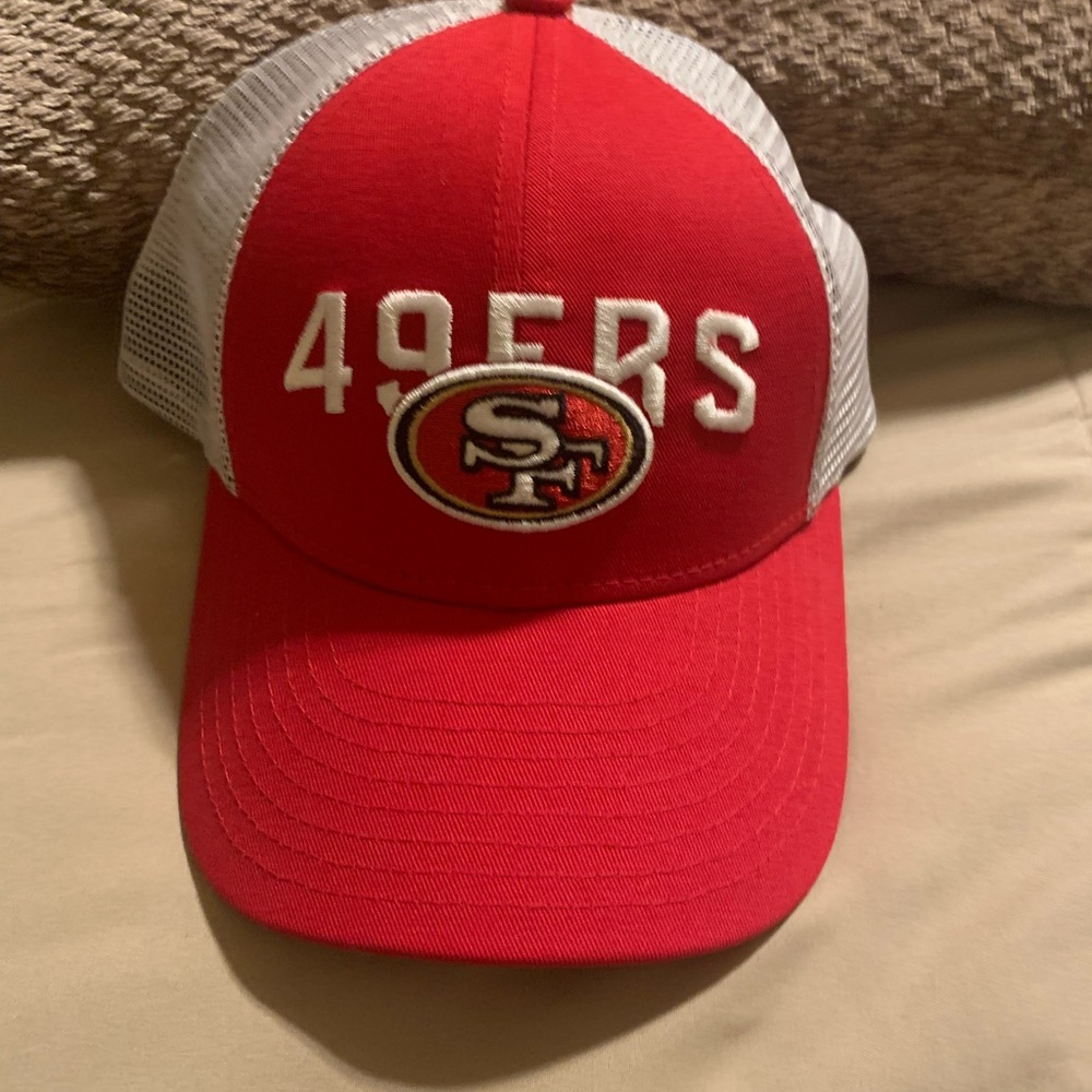 49ers Kids Red and White Baseball Hat